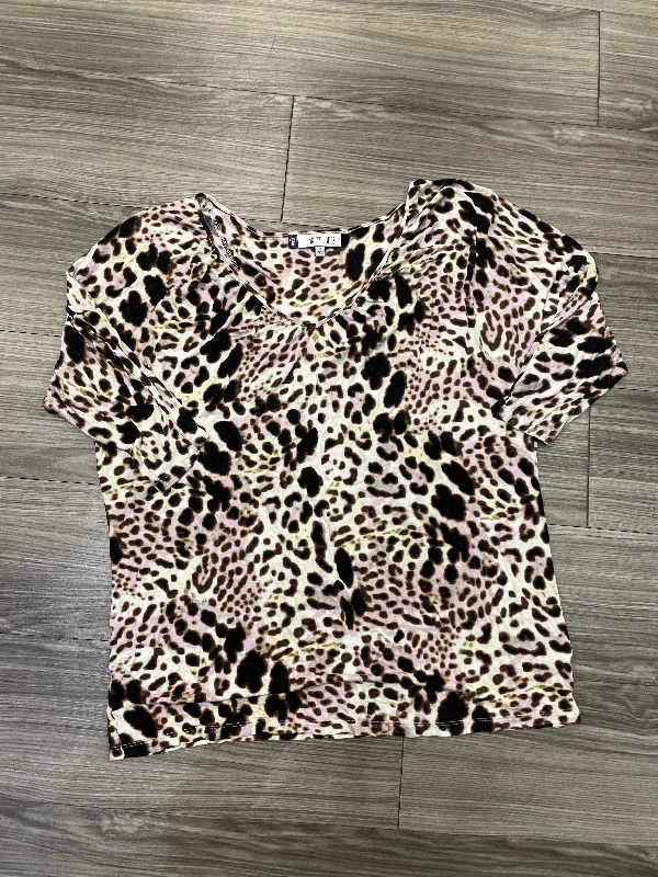 Women's Patterned BlouseTop Long Sleeve By Jennifer Lopez  Size: Xl