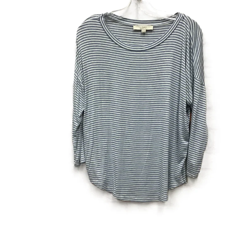 Women's Blouse with Sweetheart CollarTop Long Sleeve By Loft  Size: S