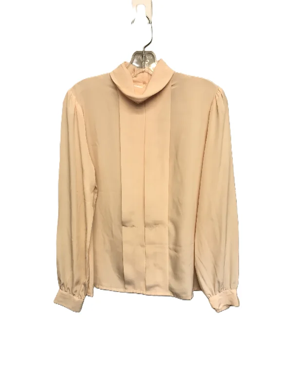 Women's Blouse with Sweetheart CollarTop Long Sleeve By Nicola  Size: S