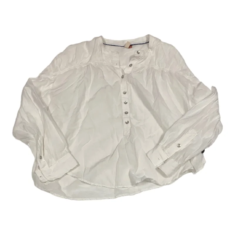 Women's Blouse with Cap SleevesTop Long Sleeve By Pilcro  Size: S