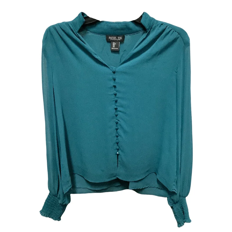 Women's Blouse with Collarless DesignTop Long Sleeve By Rachel Zoe  Size: S