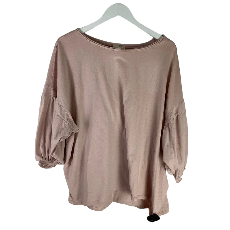 Women's Blouse with High CollarTop Long Sleeve By Umgee  Size: S